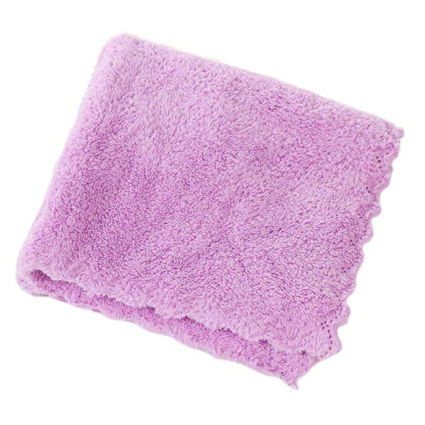 Absorbent Kitchen Tableware Microfiber Clean Cloths Scouring Pad Cleaning Towel 